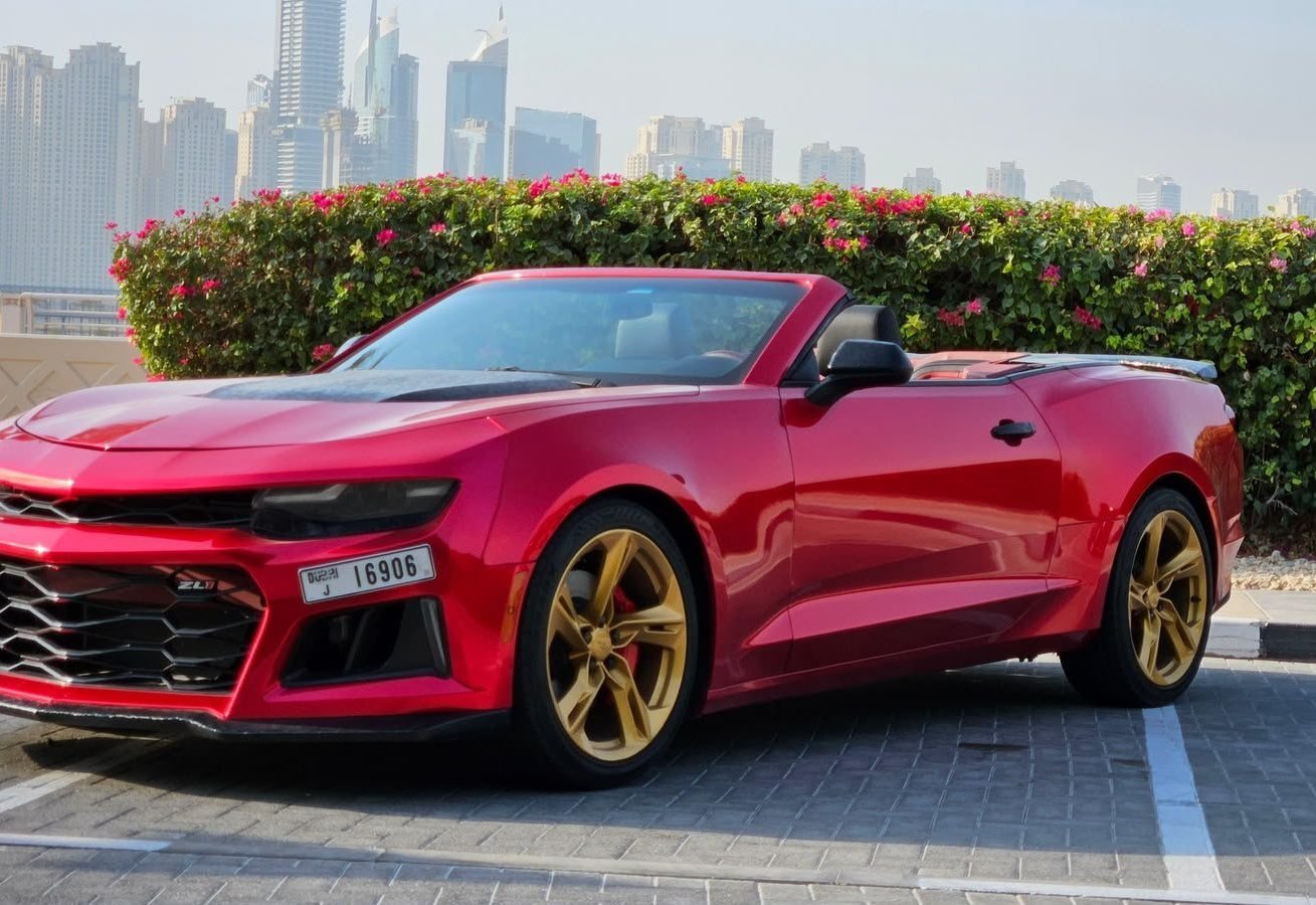 Chevrolet Camaro Convertible rental Dubai